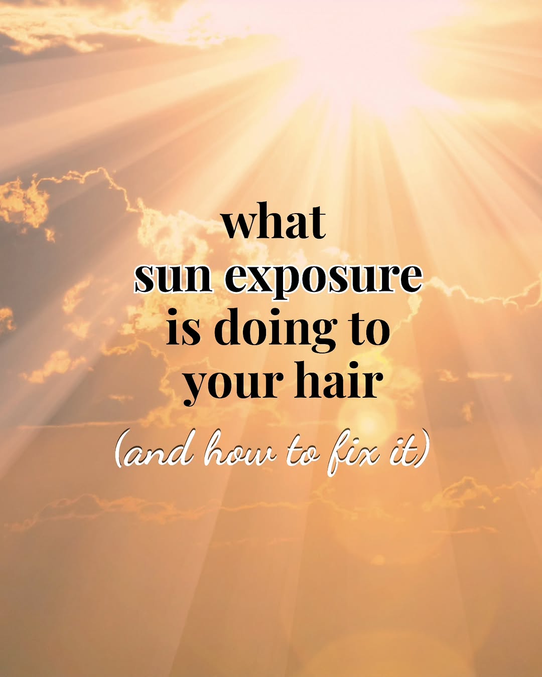 The Texas summer heat is coming, y'all! 🤠 It's great for your mood, not so much for your hair 💔

Swipe through to s...