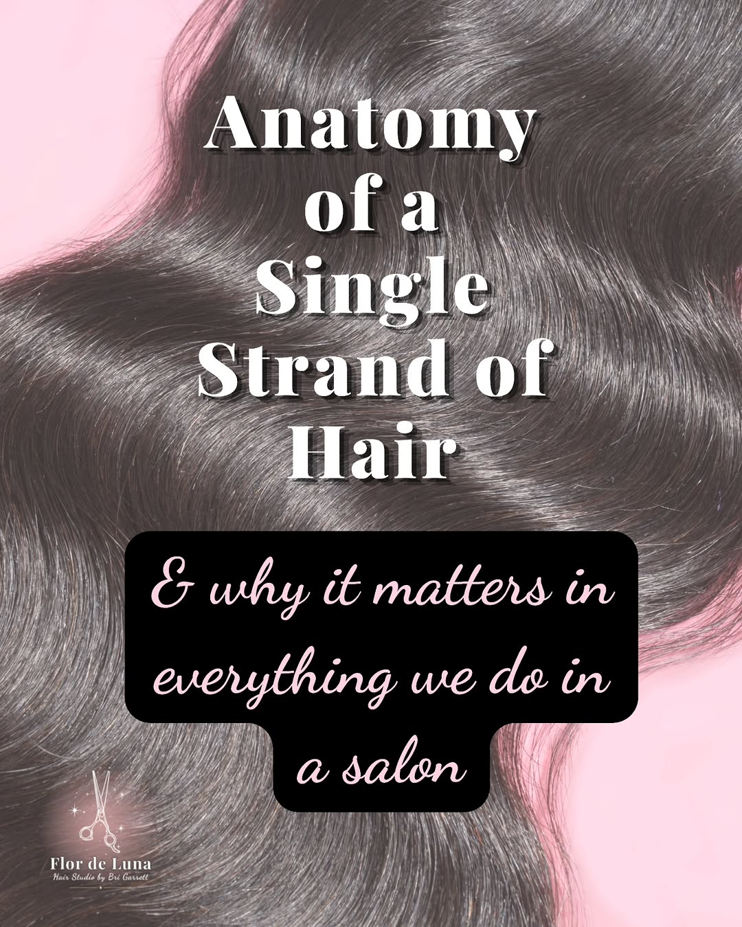 A single strand of hair has three layers, three types of bonds (coming soon), and a whole lot going on tjay most peop...